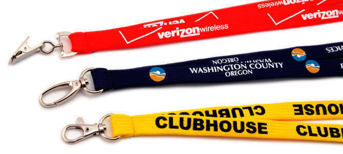 Tube lanyards with different attachment options