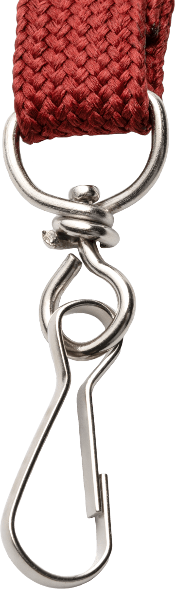 J-hook lanyard attachment